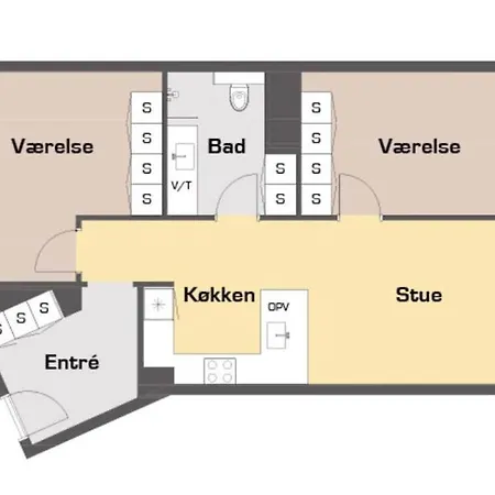 Beautiful 2-br W A Balcony By Harbour - 125 Apartamento Odense
